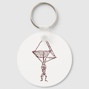 Porte-clés parachute