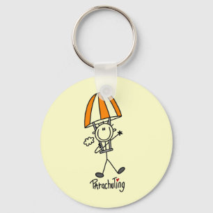 Porte-clés Parachutiste bonhomme allumette