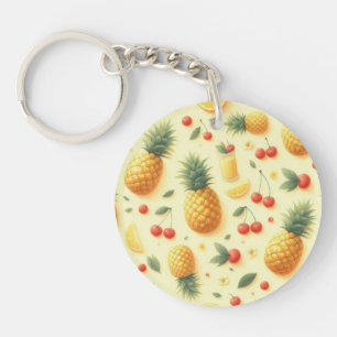 Porte-clés Parade de l'ananas (personnalisable)