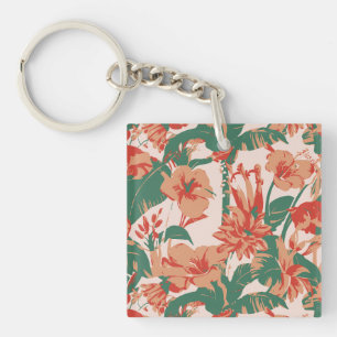 Porte-clés Paradis floral tropical