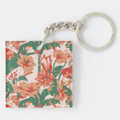 Porte-clés Paradis floral tropical (Dos)