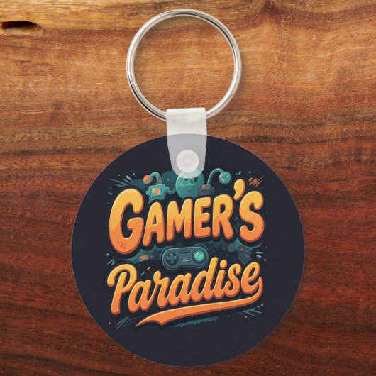 Porte-clés Paradise des Gamer (Verso)
