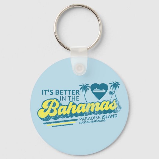 Porte-clés Paradise Island Bahamas Vacances Bahamas Cruise (Recto)