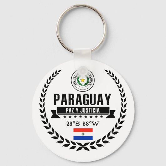 Porte-clés Paraguay (Recto)