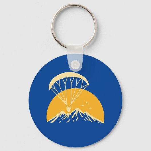 Porte-clés Paramotoring Rétro (Recto)