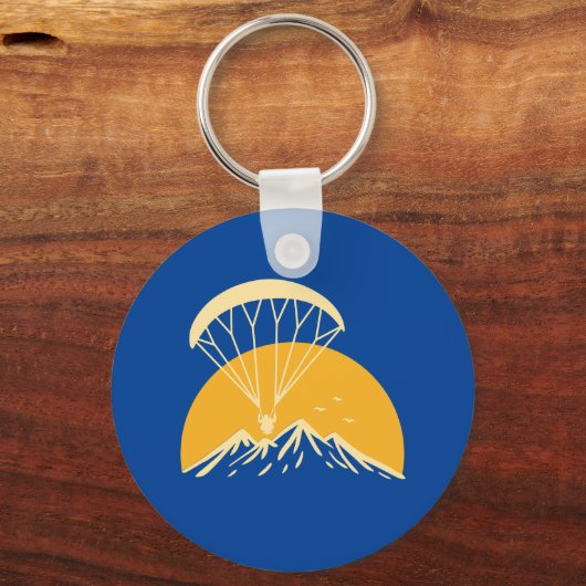 Porte-clés Paramotoring Rétro (Recto)