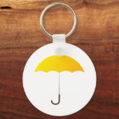 Porte-clés Parapluie jaune (Recto)