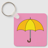 Porte-clés Parapluie jaune (Recto)