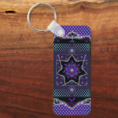 Porte-clés Parapluie violet & coeurs .7 Porte - clé (Recto)