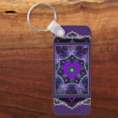 Porte-clés Parapluie violet & coeurs .7 Porte - clé (Recto)