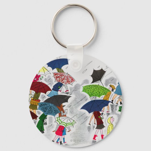 Porte-clés Parapluies (Recto)