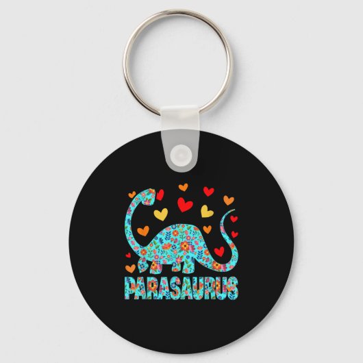 Porte-clés Parasaurus Paraprofessional Paraeducator Dinosaur (Recto)