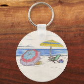 Porte-clés PARASOLS DE PLAGE (Verso)