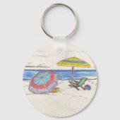 Porte-clés PARASOLS DE PLAGE (Verso)