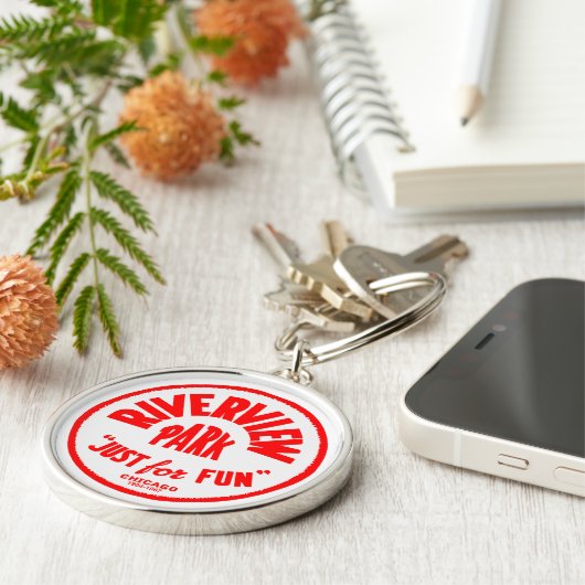 Porte-clés Parc d'attractions de Riverview, Chicago, (Côté)
