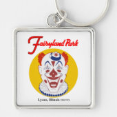 Porte-clés Parc d'attractions de royaume des fées, Lyon, (Devant)