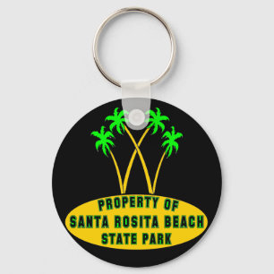Porte-clés Parc d'état de père Noël Rosita Beach