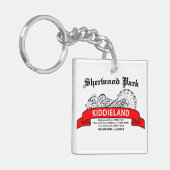 Porte-clés Parc Kiddieland, Rockford, IL de Sherwood. (Devant gauche)