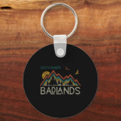 Porte-clés Parc national Badlands Dakota du Sud Le mont Rush (Recto)
