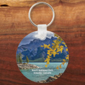Porte-clés Parc national Banff, Alberta, Canada (Verso)