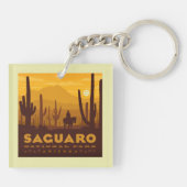 Porte-clés Parc national Carré du Saguaro | Arizona (Dos)