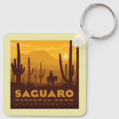Porte-clés Parc national Carré du Saguaro | Arizona (Dos)