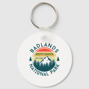 Porte-clés Parc national de Badlands Dakota du Sud Randonnée
