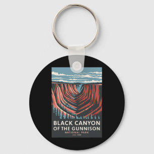 Porte-clés Parc national de Black Canyon Of The Gunnison Vint