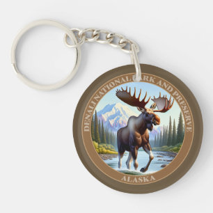 Porte-clés Parc national de Denali et réserve d'Alaska