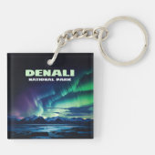 Porte-clés Parc national de Denali Rétro (Dos)