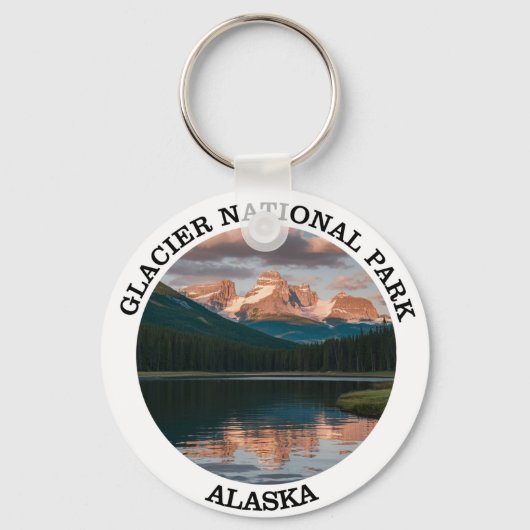 Porte-clés Parc national de Glacier Bay (Recto)
