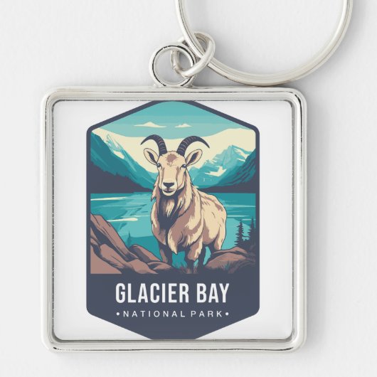 Porte-clés Parc national de GLACIER BAY (Devant)