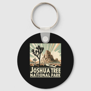Porte-clés Parc national de Joshua Tree Vintage Randonnée Cam