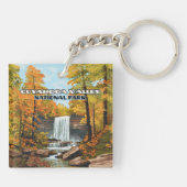 Porte-clés Parc national de la vallée de Cuyahoga Ohio Clevel (Dos)