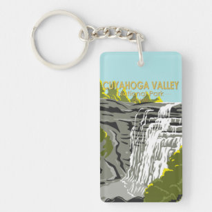 Porte-clés Parc national de la vallée de Cuyahoga Ohio Vintag