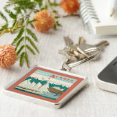 Porte-clés Parc national de l'Acadie, Maine | Voilier & Balei (Côté)