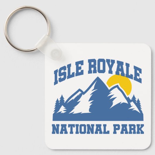 Porte-clés Parc national de l'Isle Royale (Recto)