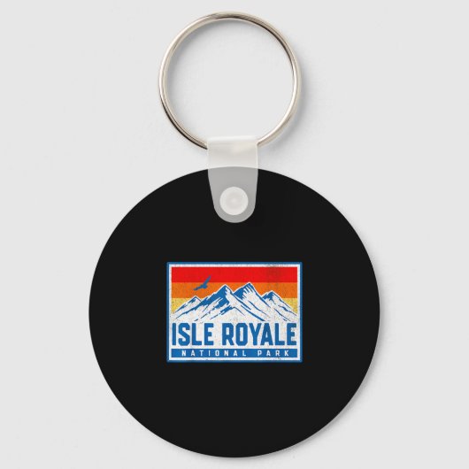 Porte-clés parc national de l'Isle Royale (Recto)