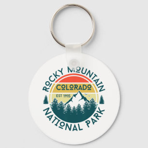 Porte-clés Parc national de Rocky Mountain Colorado Nature Ra