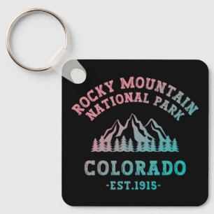 Porte-clés Parc national de Rocky Mountain Colorado USA Dégra