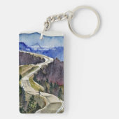 Porte-clés Parc national de Shenandoah skyline de la couleur (Dos)