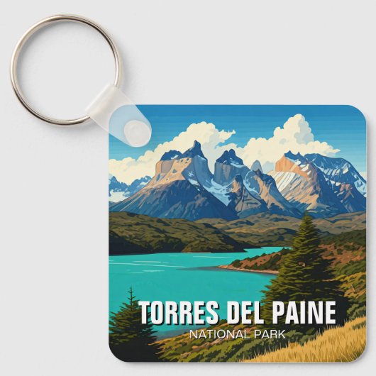 Porte-clés Parc national de Torres Del Paine Chili (Recto)