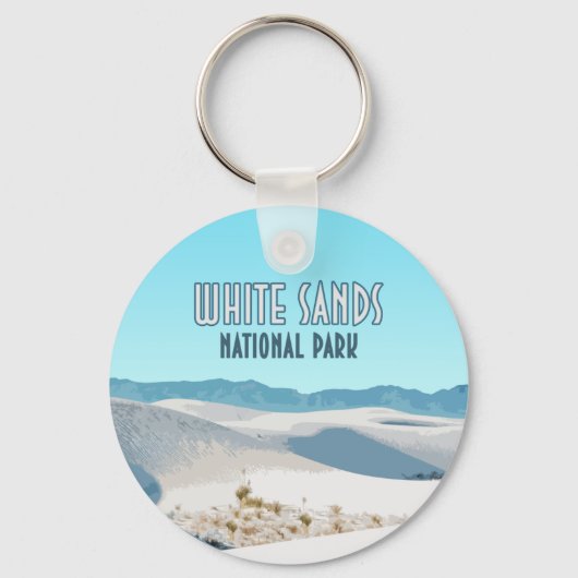 Porte-clés Parc national de White Sands Nouveau Mexique (Recto)