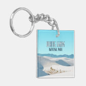 Porte-clés Parc national de White Sands Nouveau Mexique (Devant gauche)