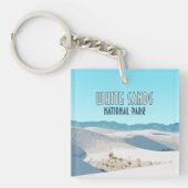 Porte-clés Parc national de White Sands Nouveau Mexique (Devant)