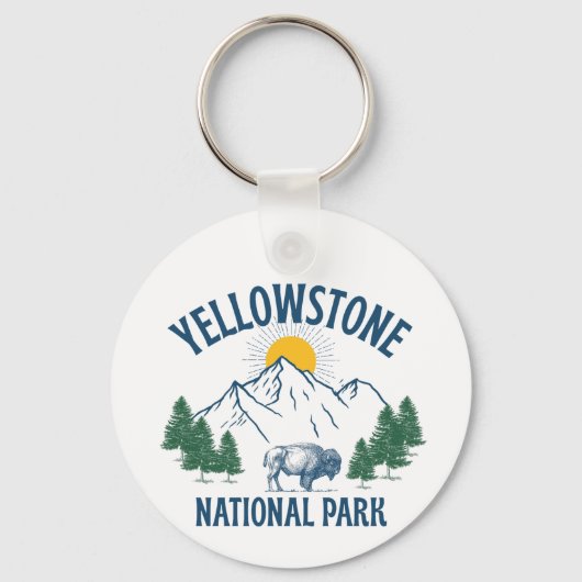 PORTE-CLÉS PARC NATIONAL DE YELLOWSTONE (Recto)