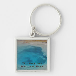 Porte-clés Parc national de Yellowstone Belle piscine bleue N