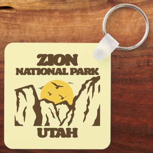 Porte-clés Parc national de Zion (Verso)