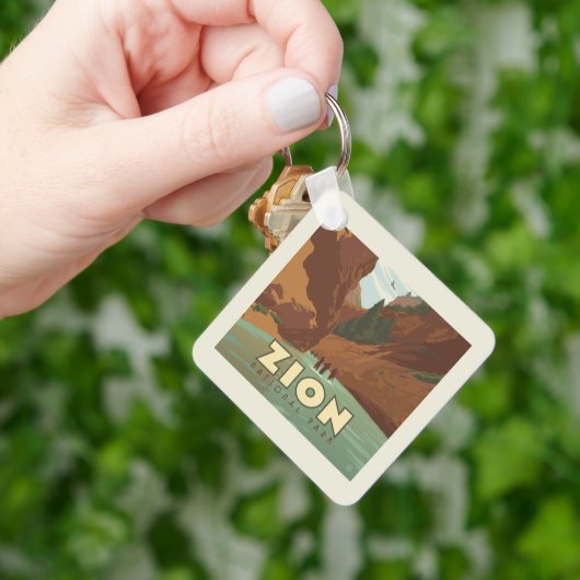 Porte-clés Parc national de Zion | Les Étroits (main)