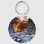 Porte-clés Parc National De Zion, Utah, Les Étroits (Recto)